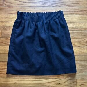 J.Crew Black Sidewalk Mini Skirt Women’s Size S